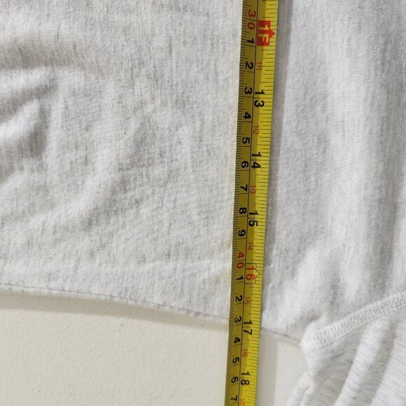 Adidas Shirt Womens Small Gray White Climalite Longsleeve Thumbholes Keyhole - Picture 9 of 12